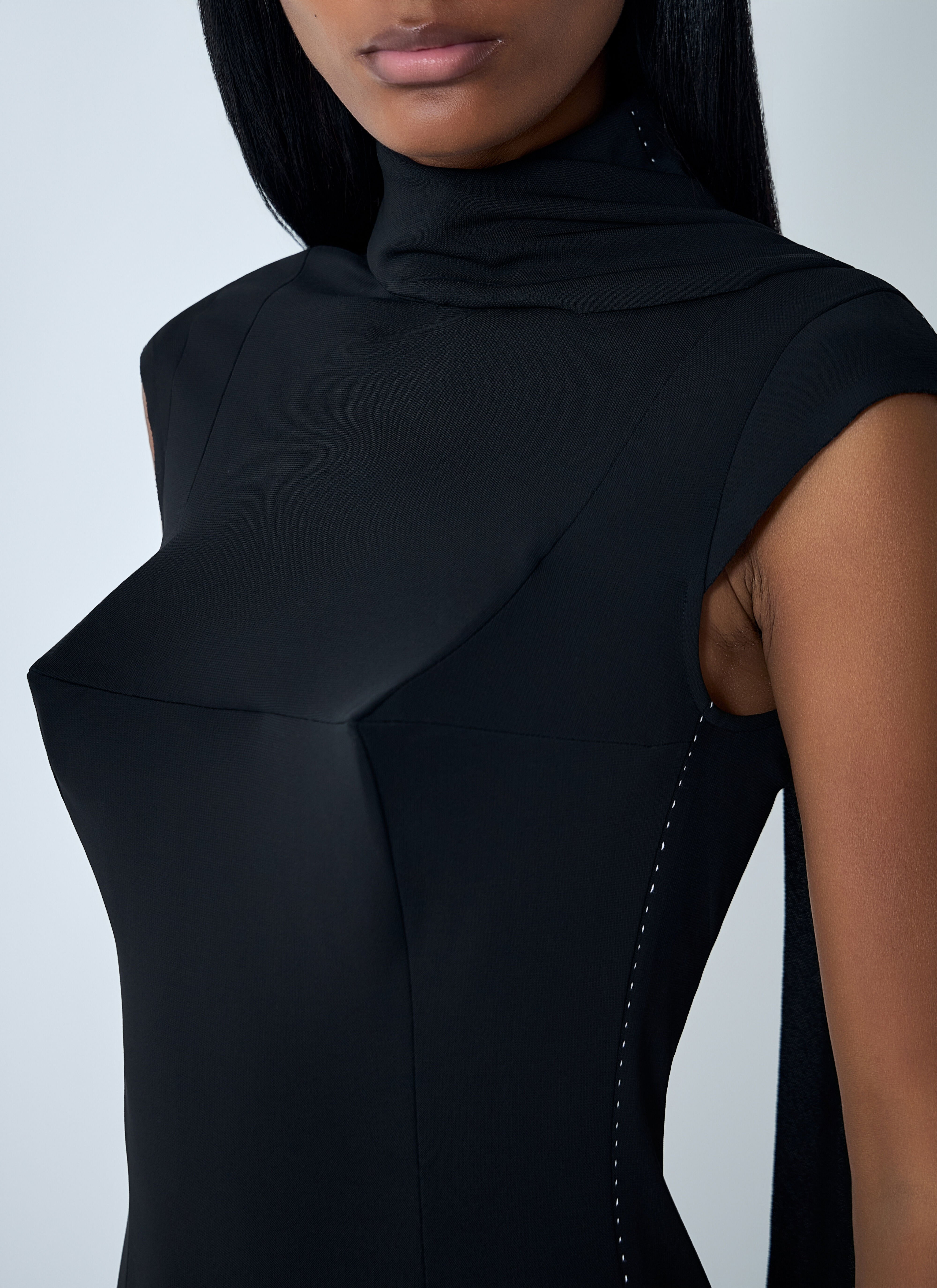 Viscose Mini Dress - 5