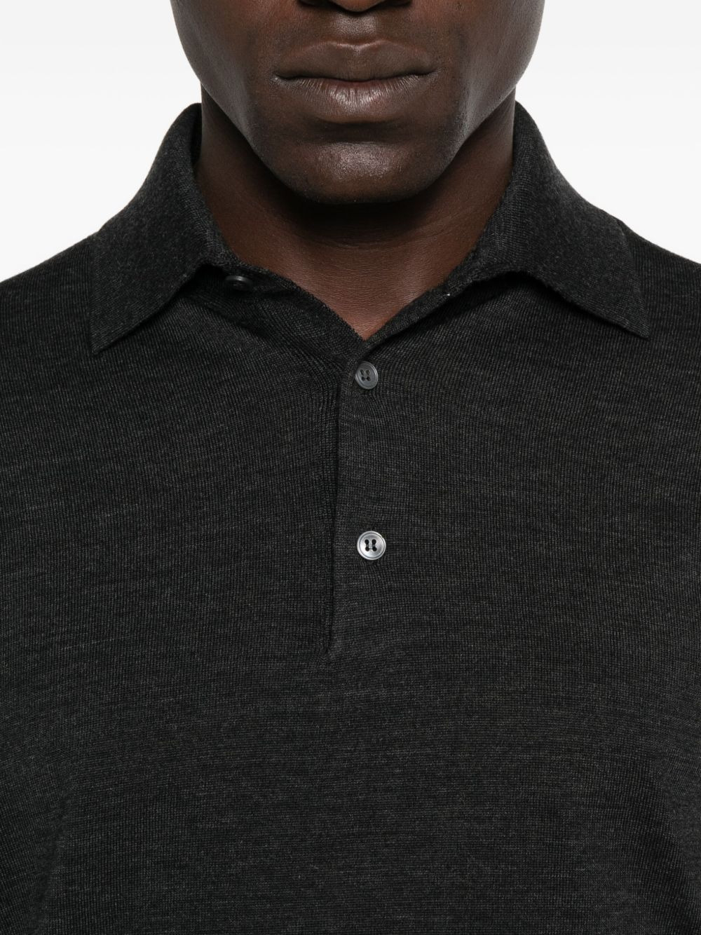 long-sleeve polo shirt - 4