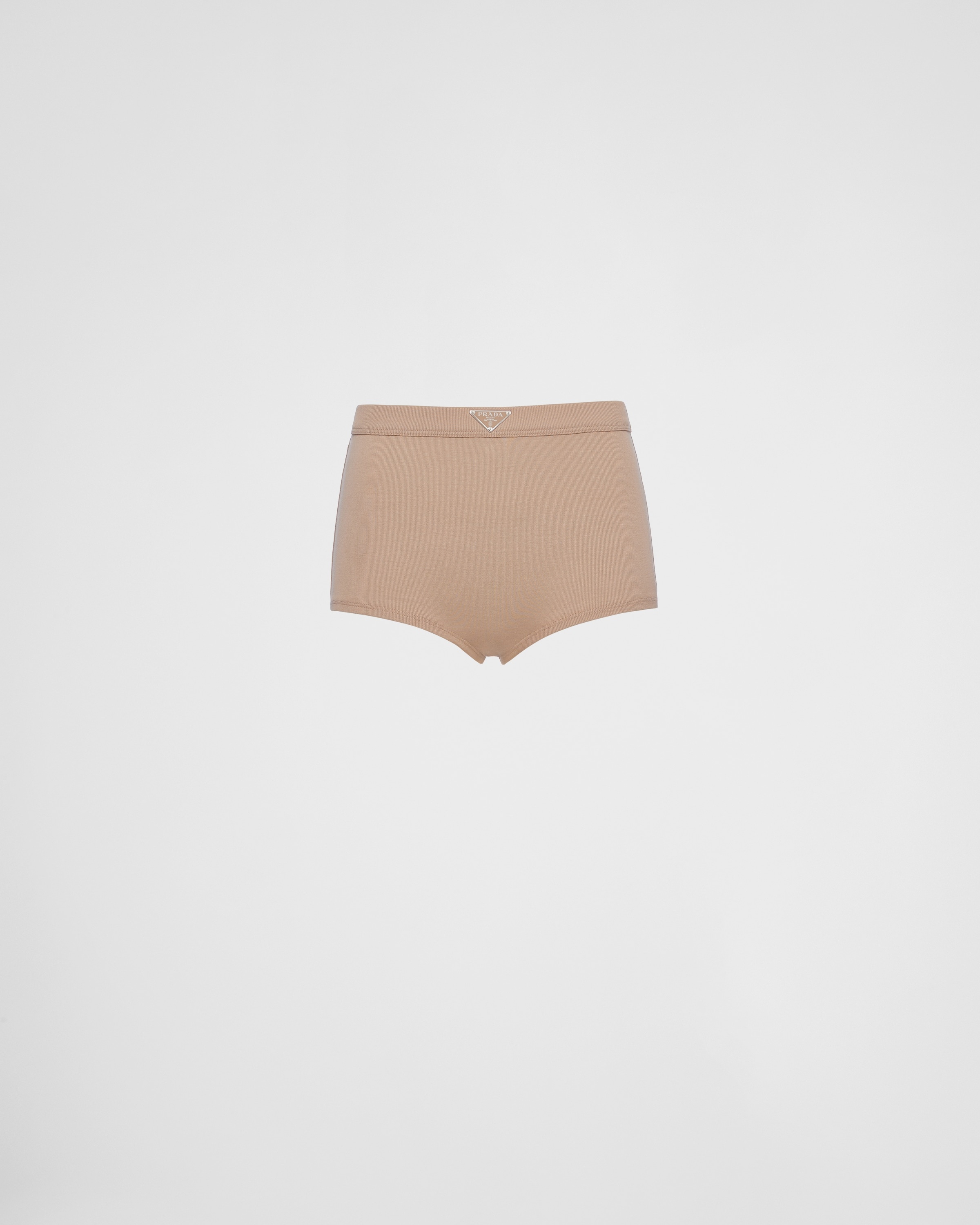 Ribbed knit boy shorts - 1