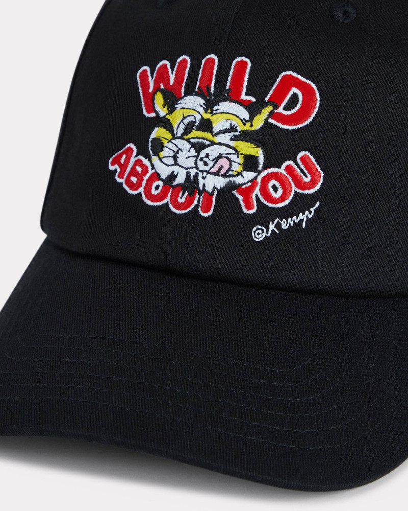'KENZO Wild Tiger' embroidered cap in cotton 3