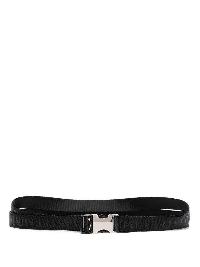 logo-print belt 1