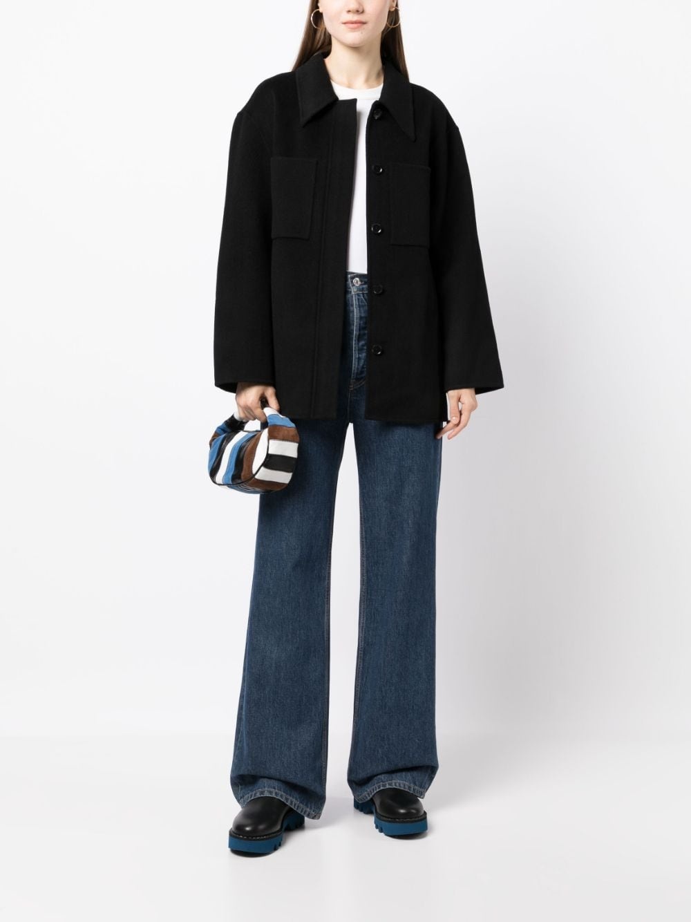 cashmere buttoned jacket - 2
