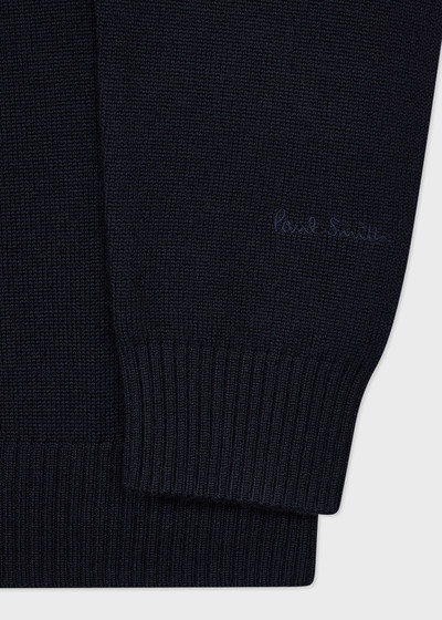 Paul Smith Dark Navy Merino Wool Roll Neck Sweater outlook