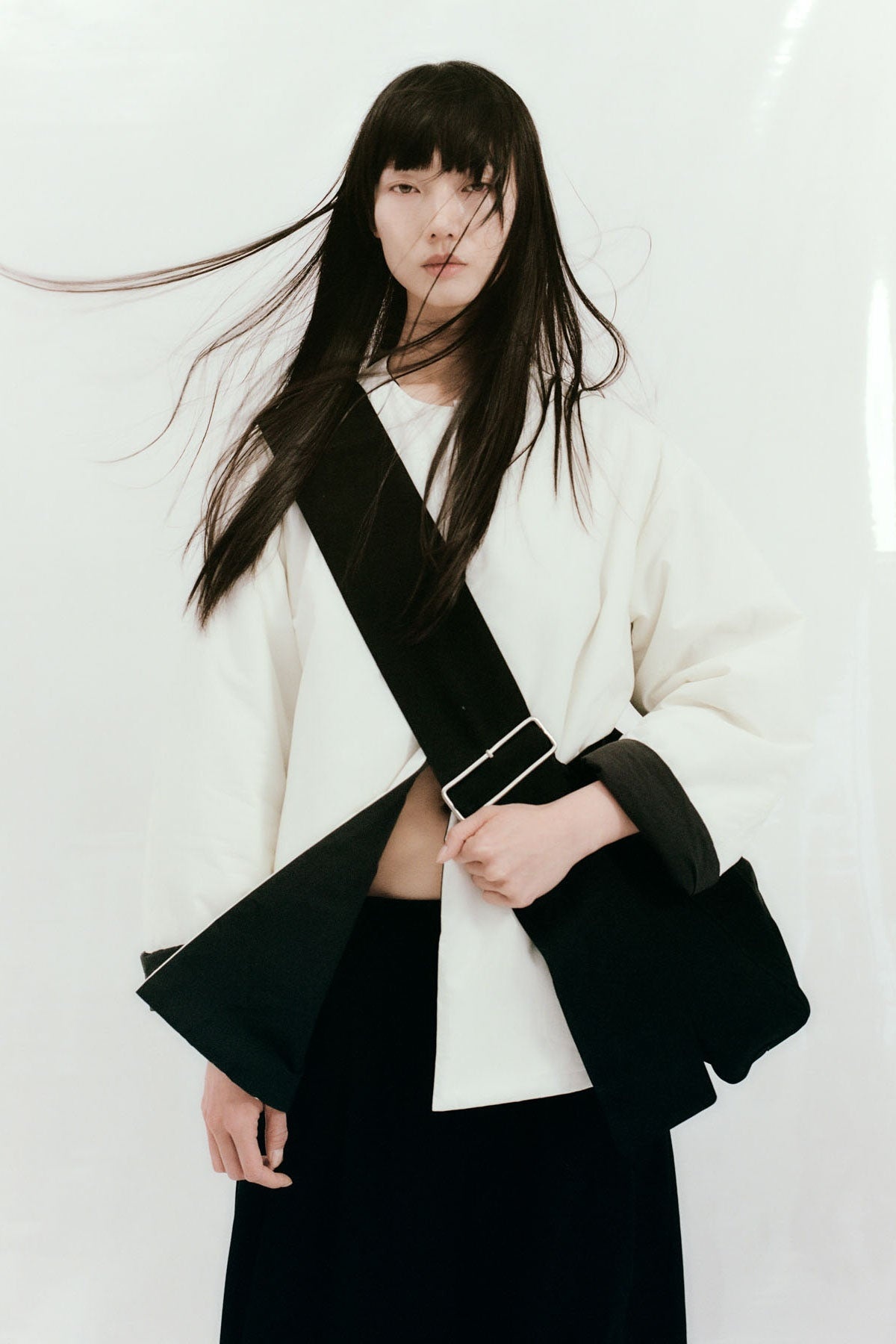 Reversible Pillow Jacket - Black/Cloud - 8