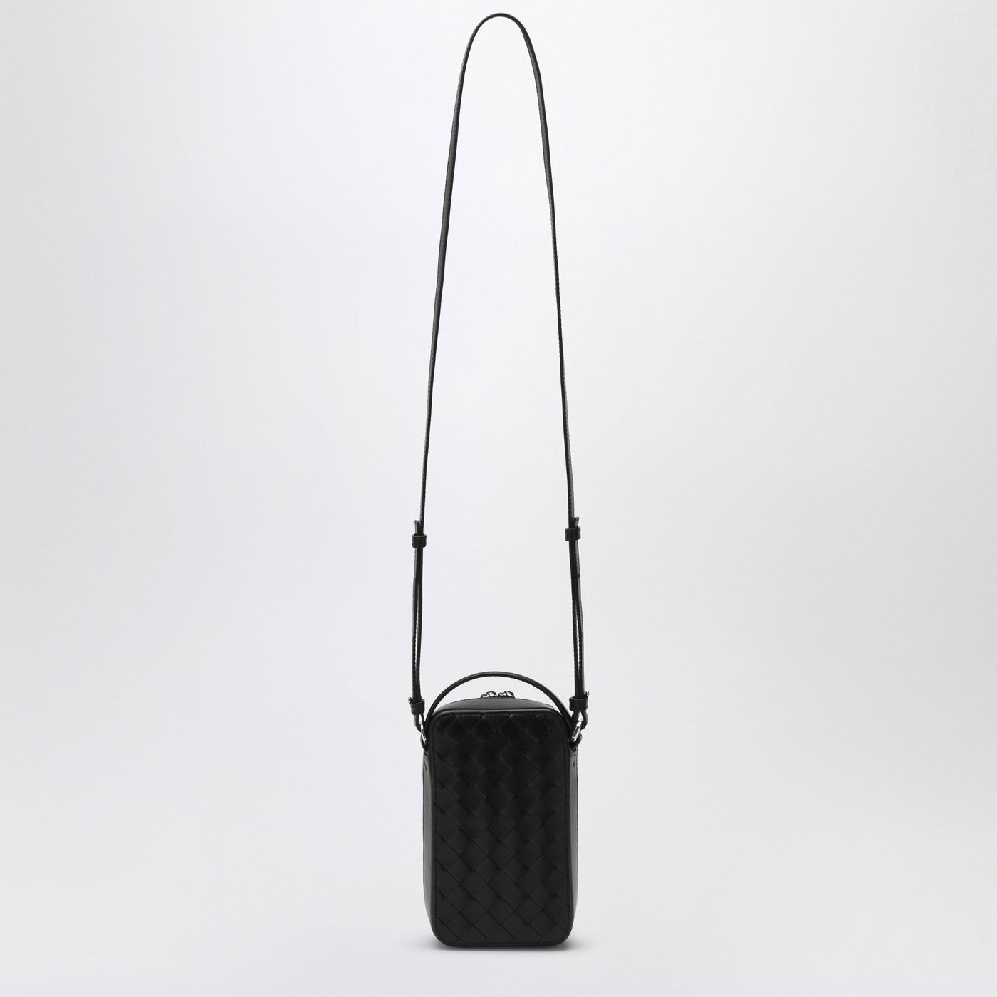 Bottega Veneta Men Getaway Smartphone Case In Black Intrecciato - 3