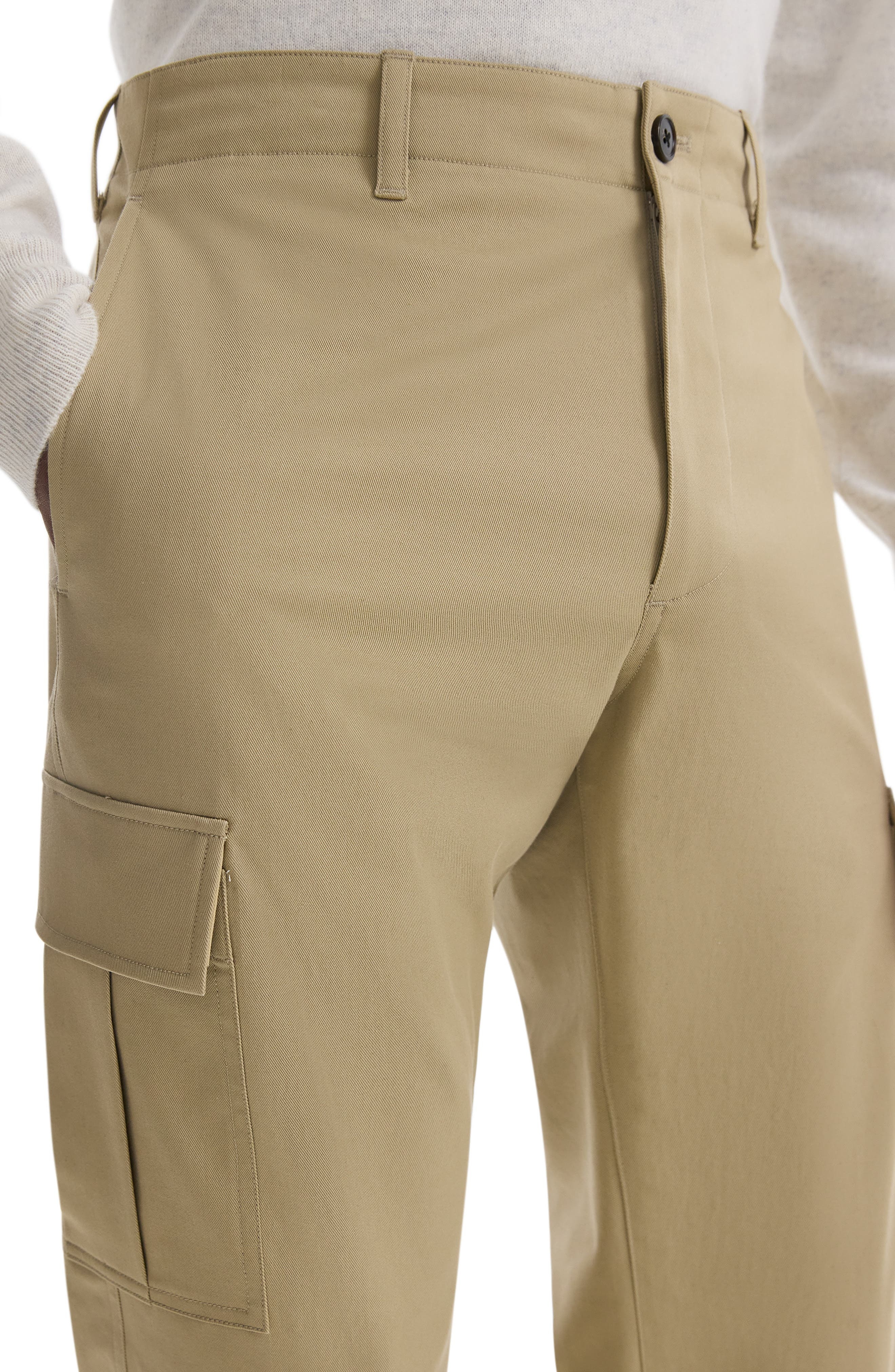 Theory Marvel Straight Leg Pants in Khaki at Nordstrom - 3