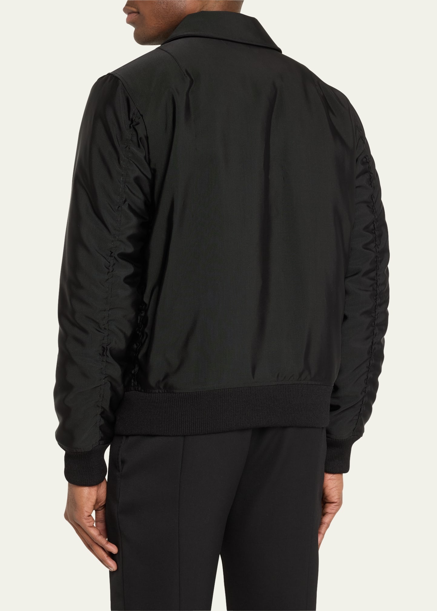 Men's Faille Bomber Jacket - 3