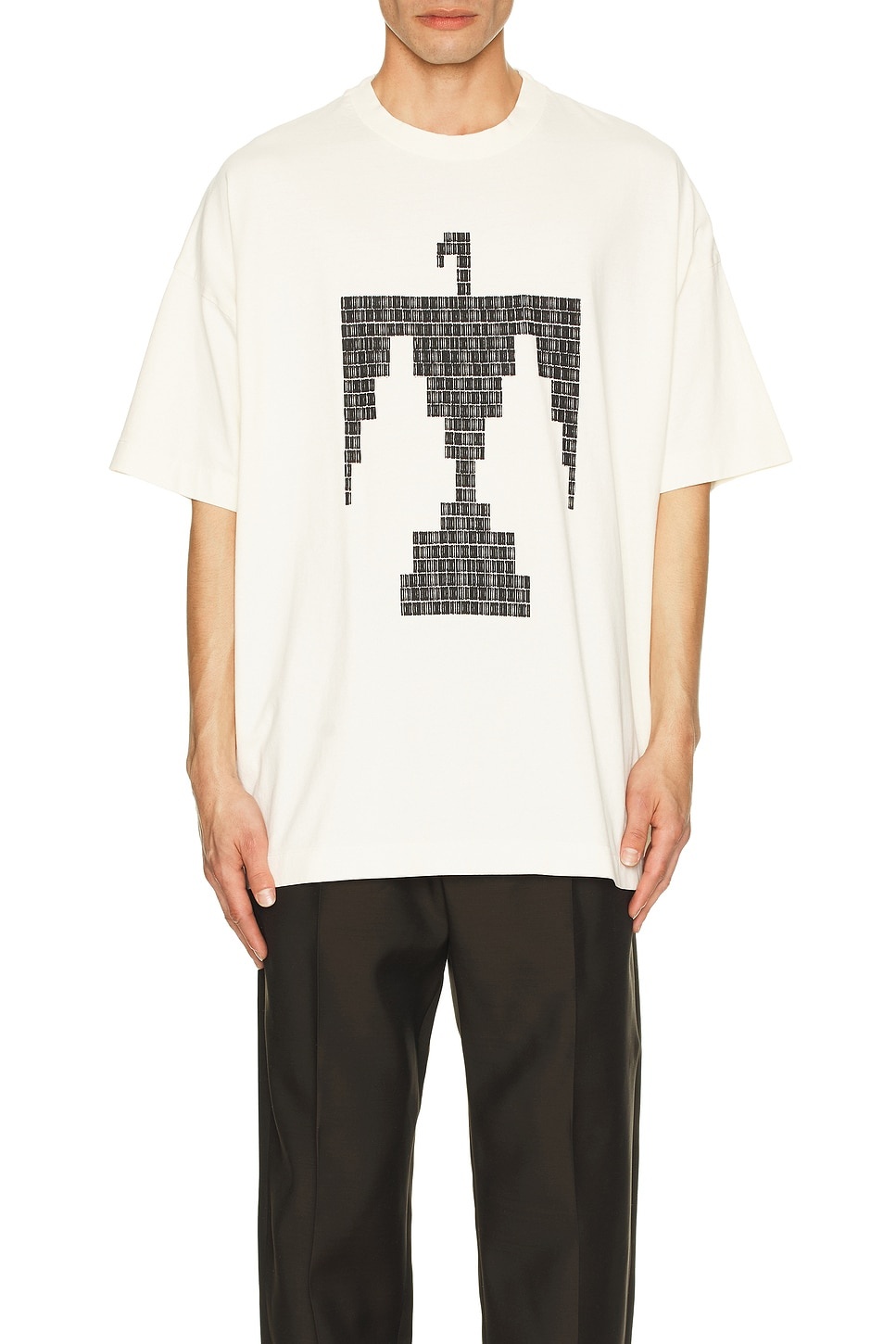 Short Sleeve Thunderbird Black Print Tee - 4