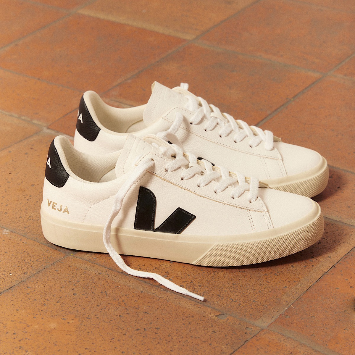 CAMPO LEATHER WHITE BLACK - 4