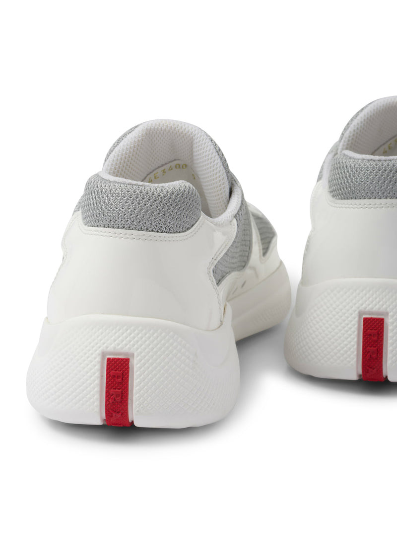 Prada Men Prada America's Cup Leather And Bike Fabric Sneakers - 6
