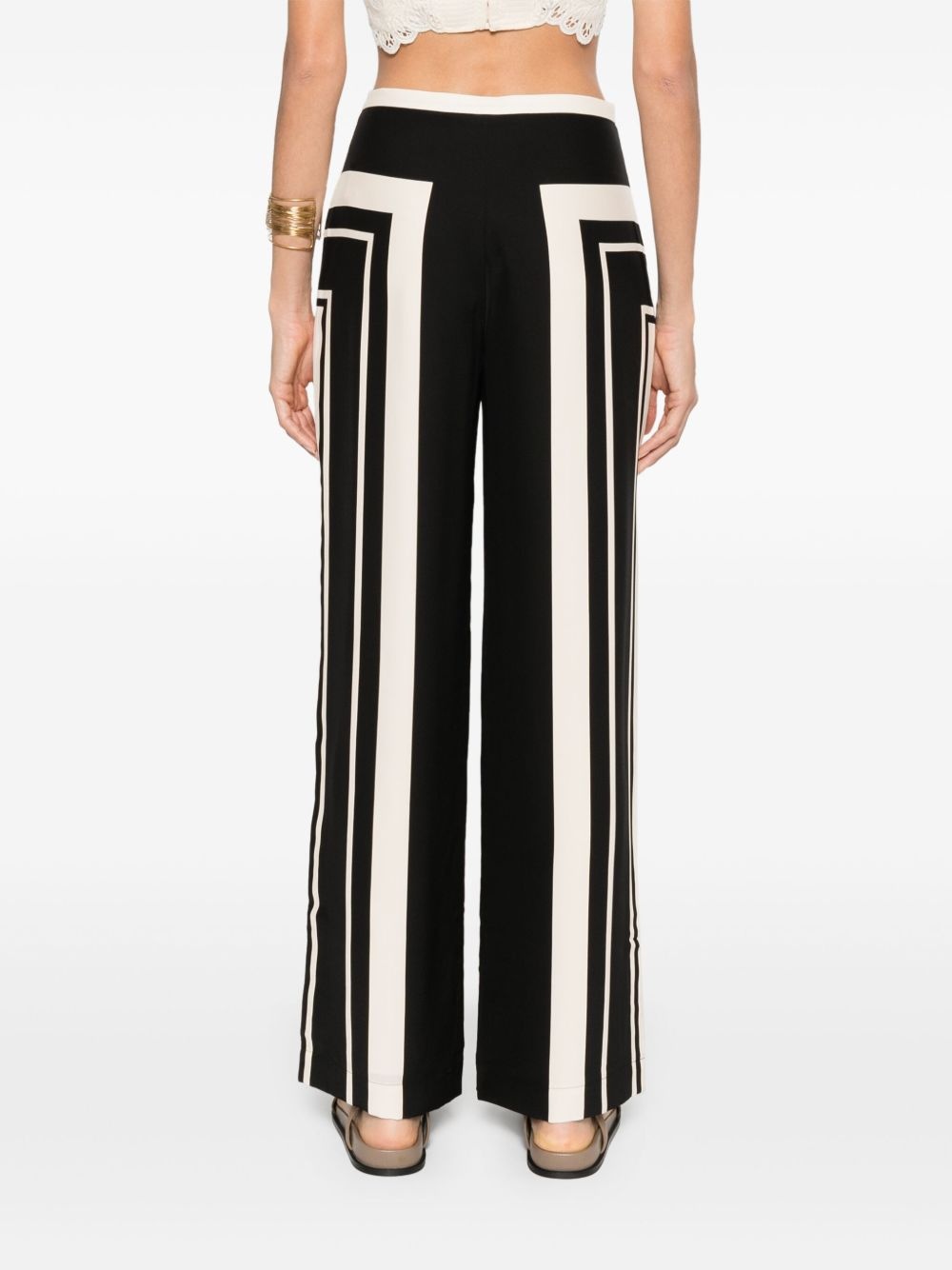 geometric-print trousers - 4