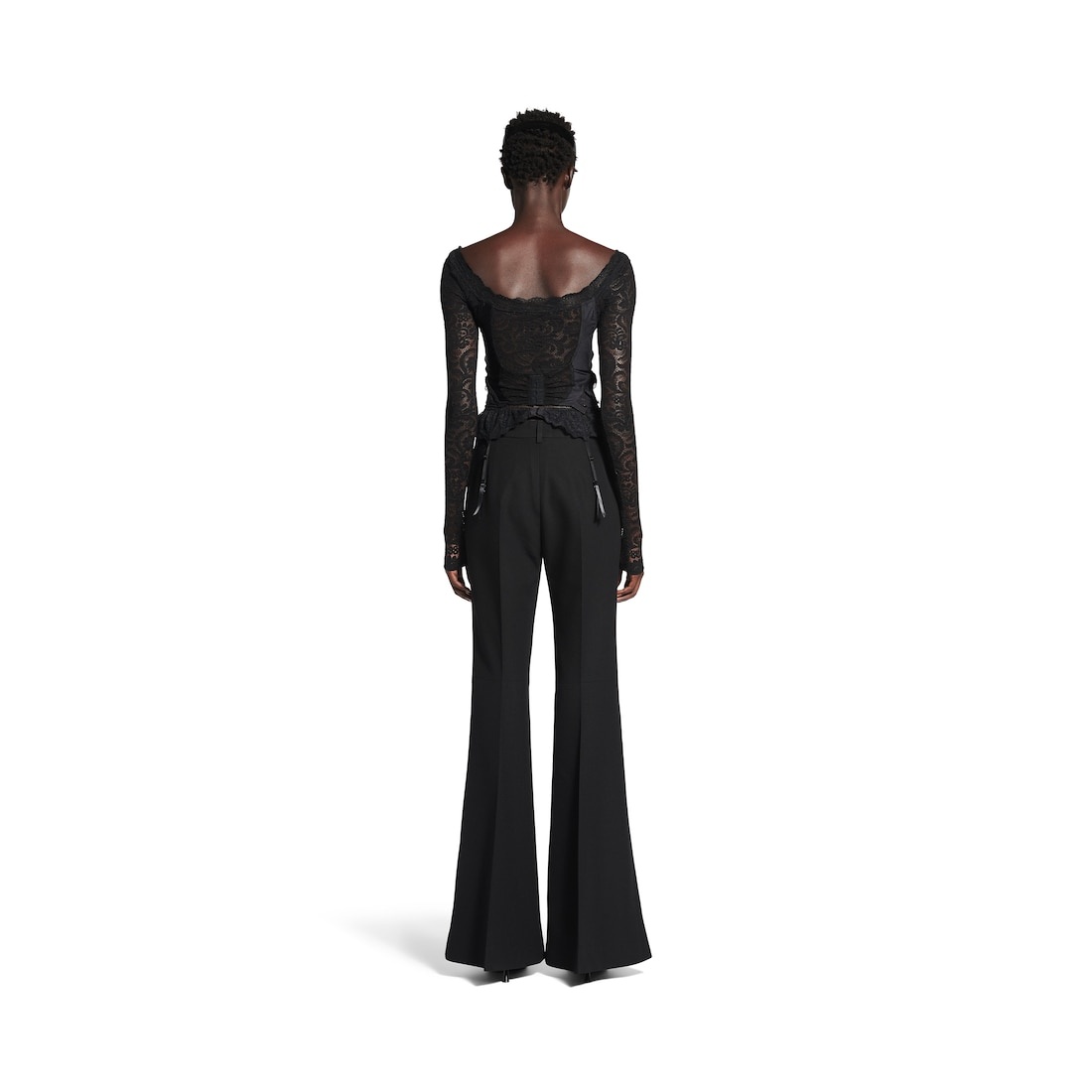 Women's Lingerie Top in Black - 4