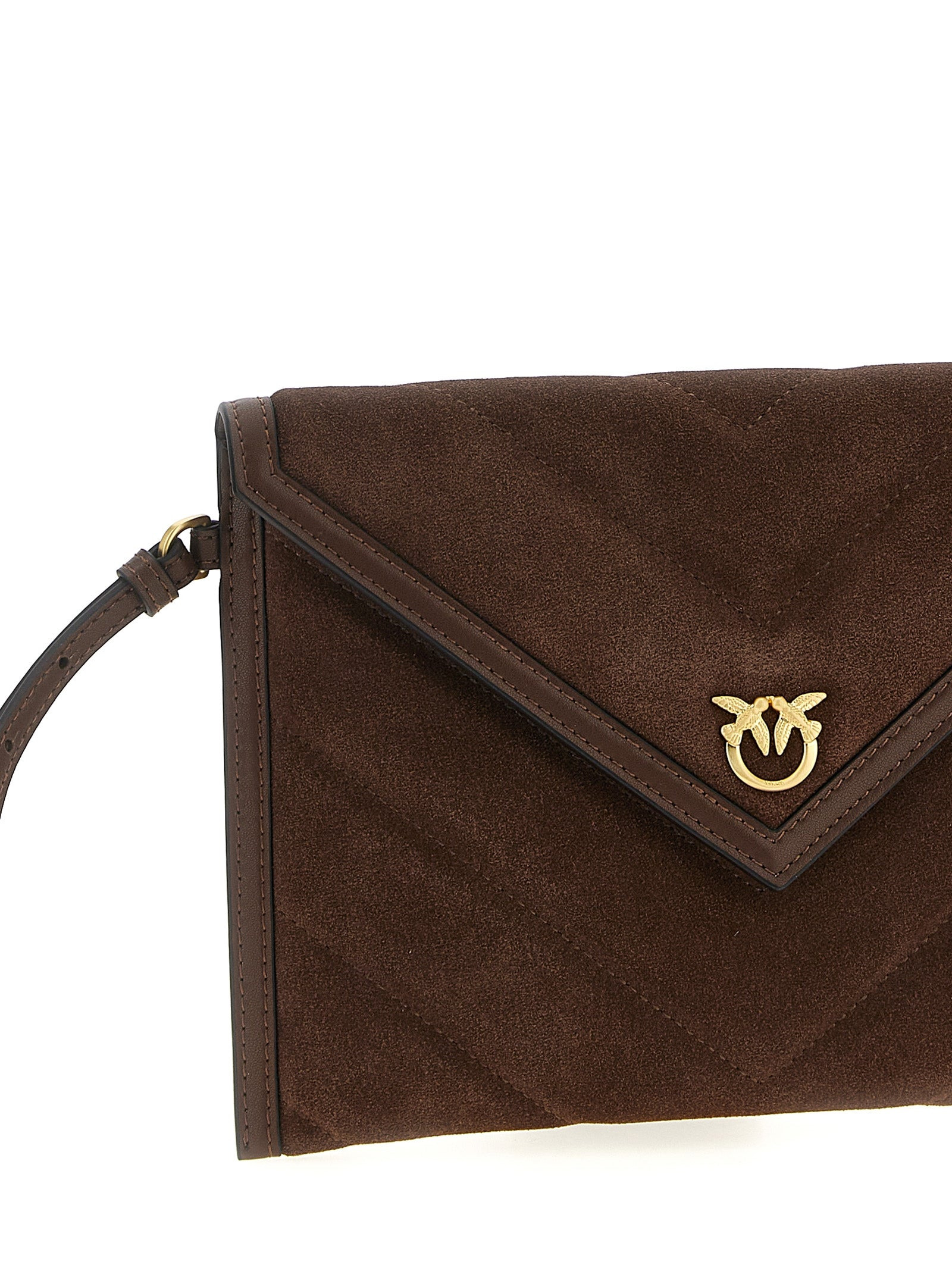 Suede Clutch Brown - 3