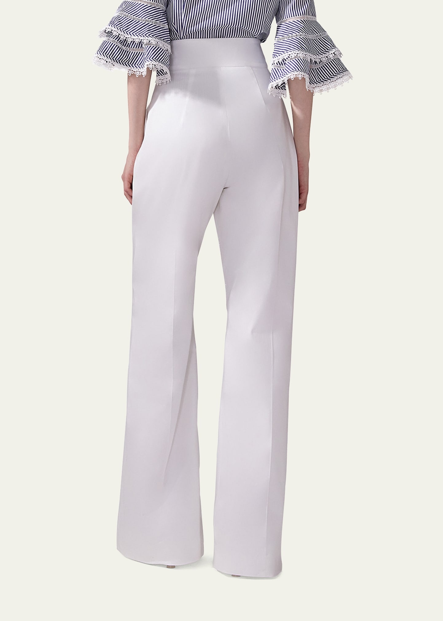 Tailored Wide Leg Pants - 3