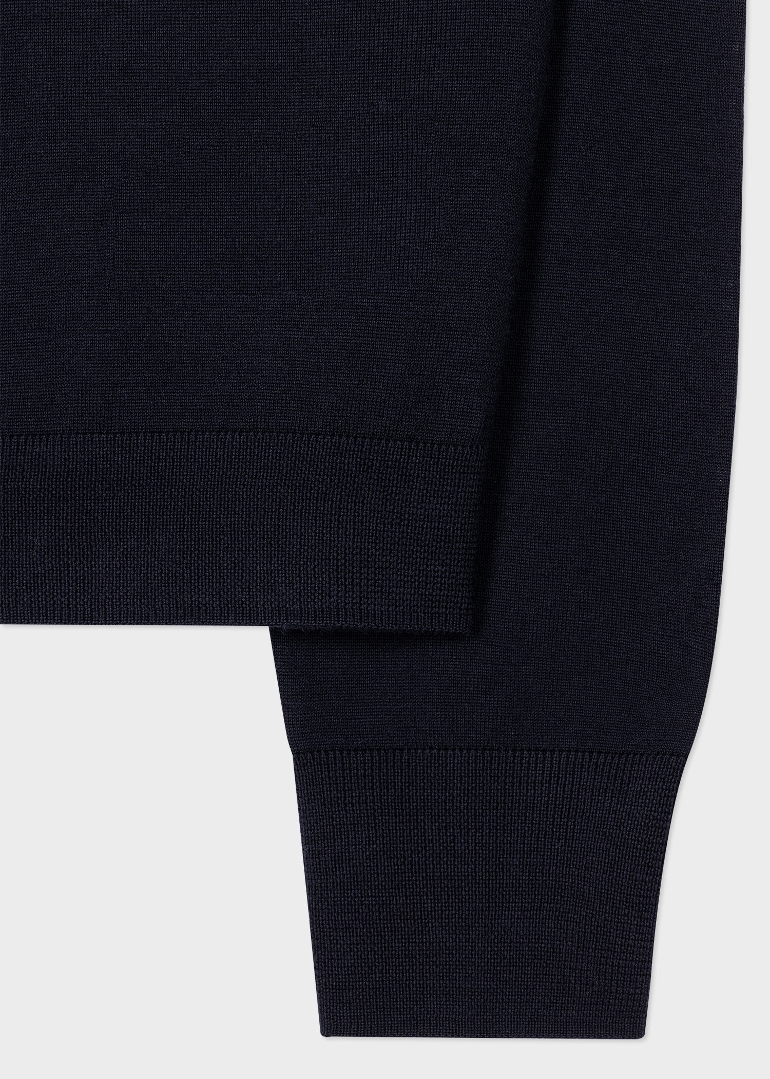 Navy Crew Neck 'Signature Stripe' Sweater - 2