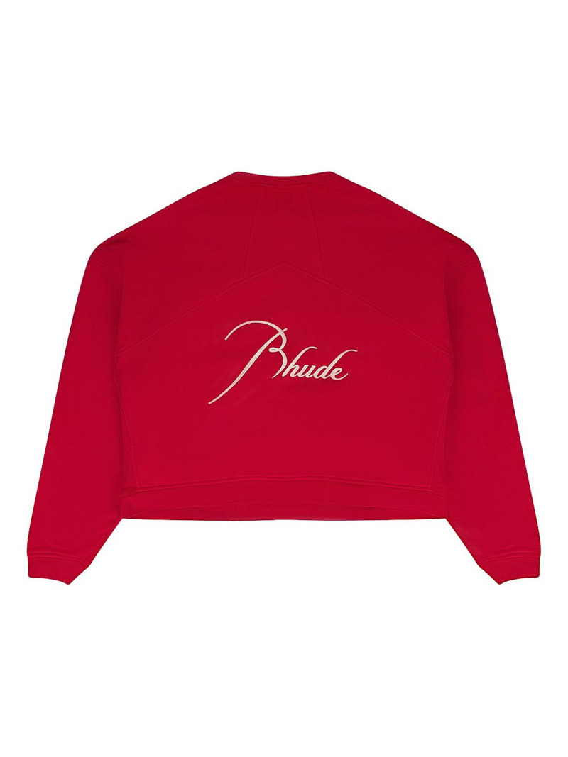 Rhude crew-neck sweatshirt outlook