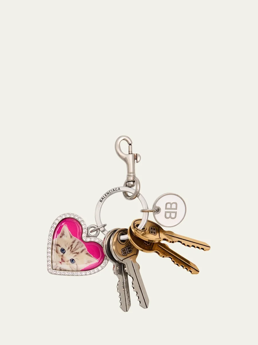 Heart Charms Keyring - 1