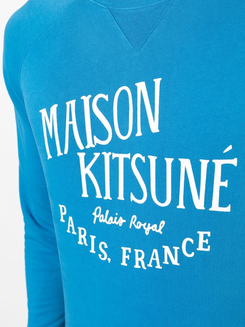 logo-print cotton sweatshirt - 5