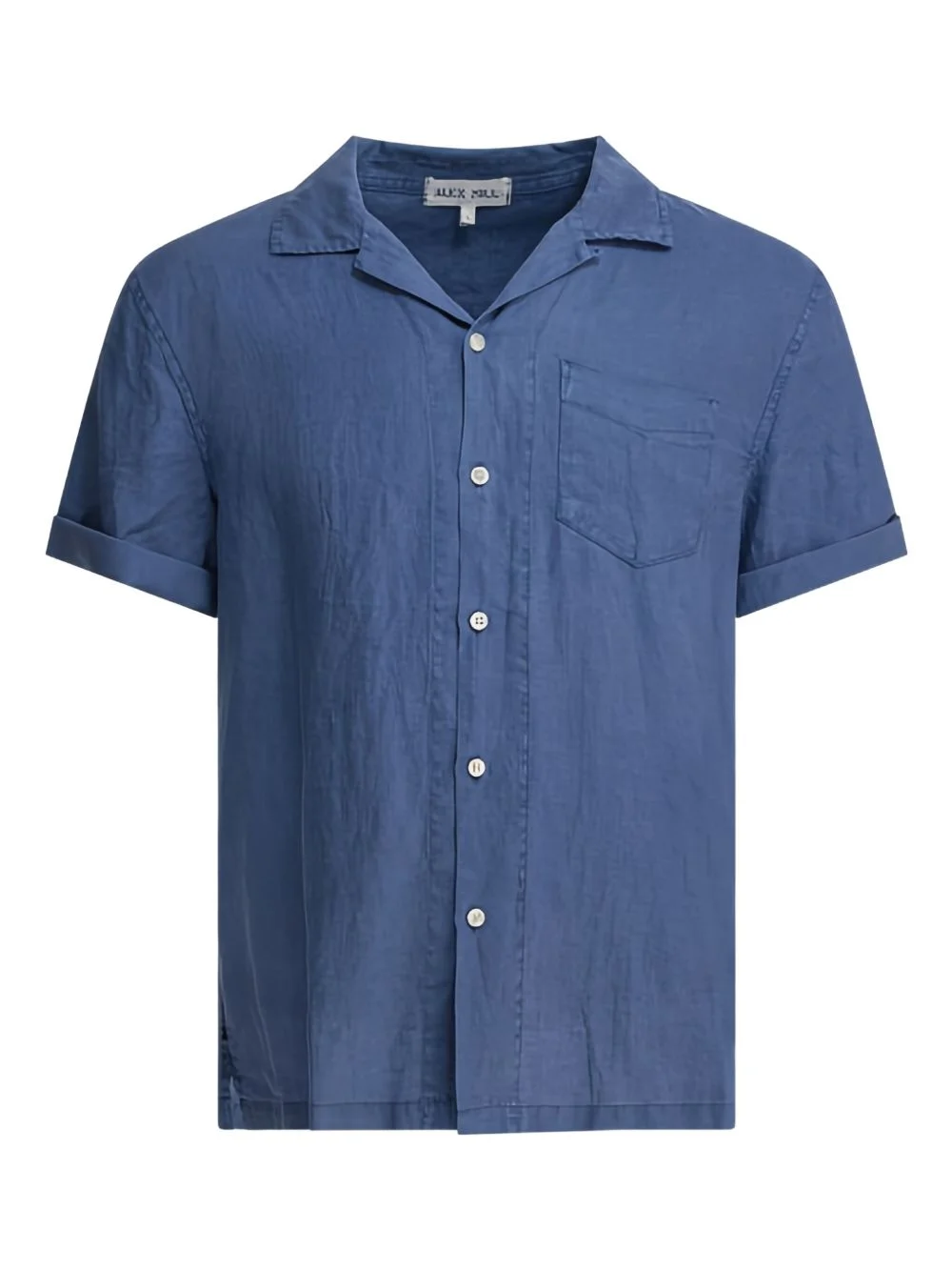 linen short-sleeve shirt - 1