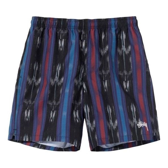 Stussy Ikat Stripe Water Short 'Black' 113135 - 1