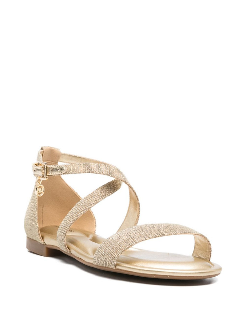 MICHAEL KORS cross-strap flat sandals outlook