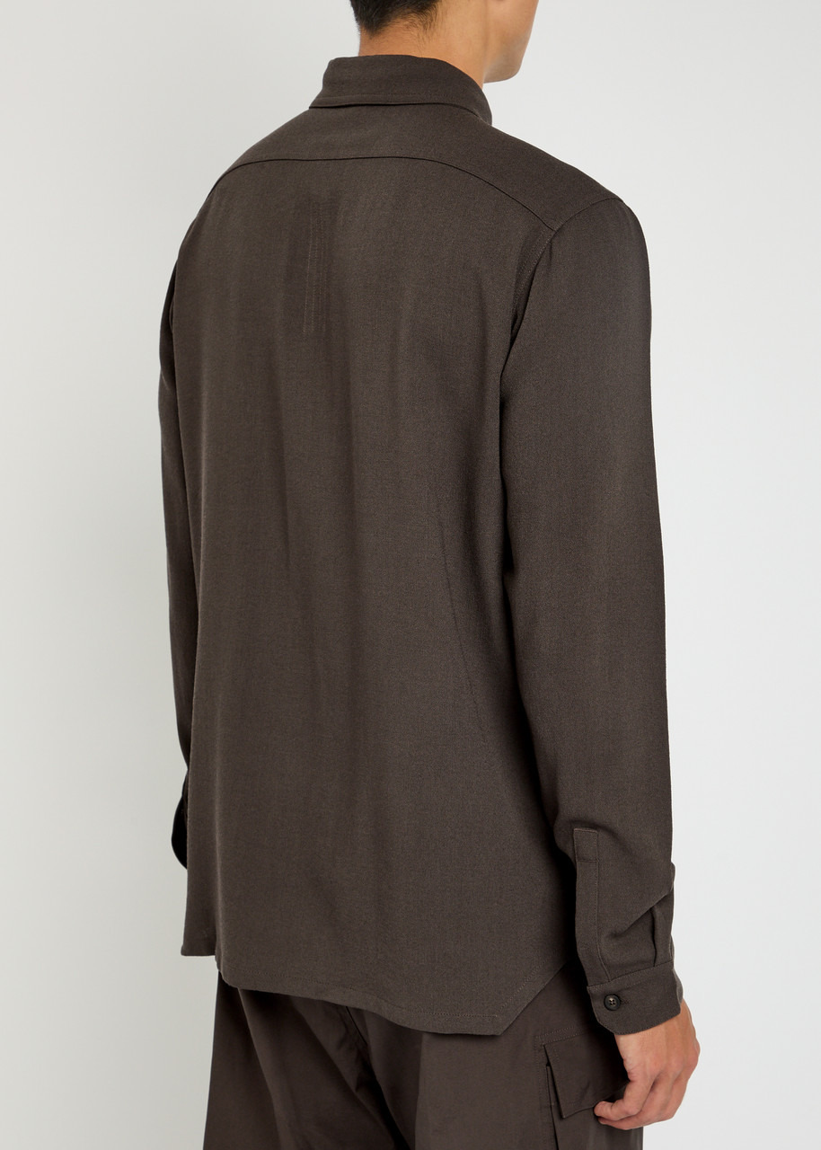 Rick Owens Work Wool Shirt - 3