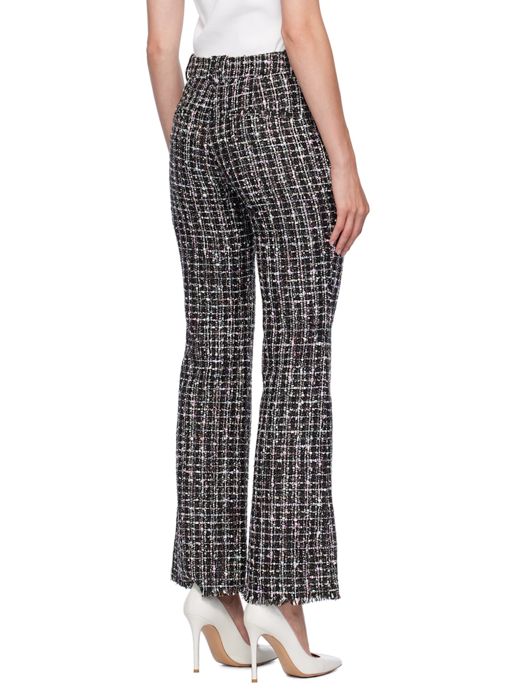 Black Flared Trousers - 3