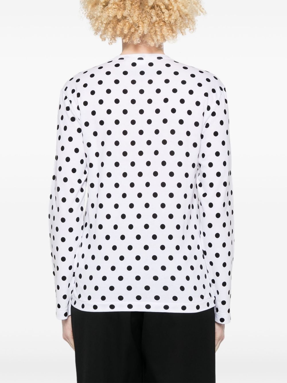 polka dot-print T-shirt - 4