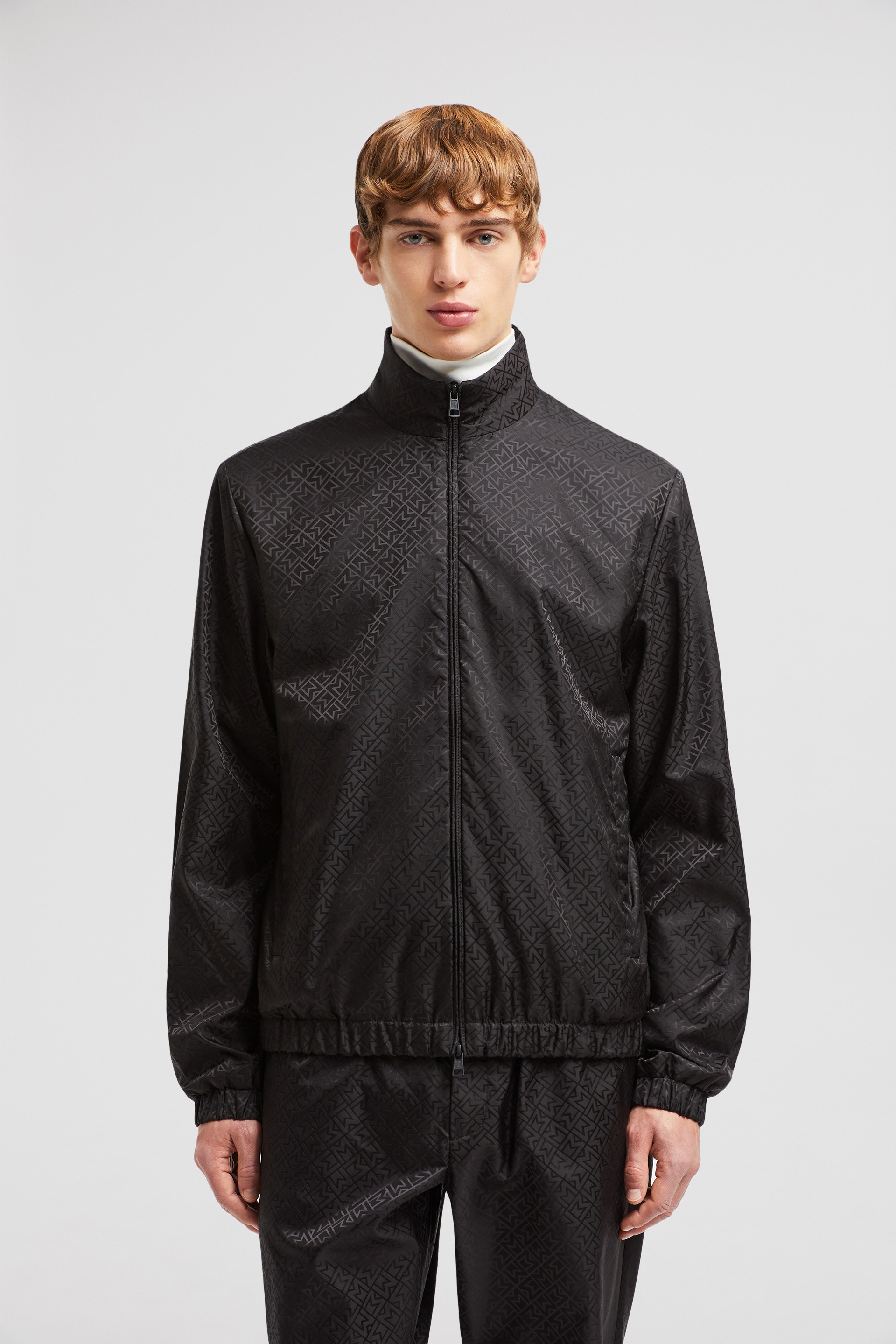 Moncler Vanoise Monogram Jacquard Windbreaker | REVERSIBLE