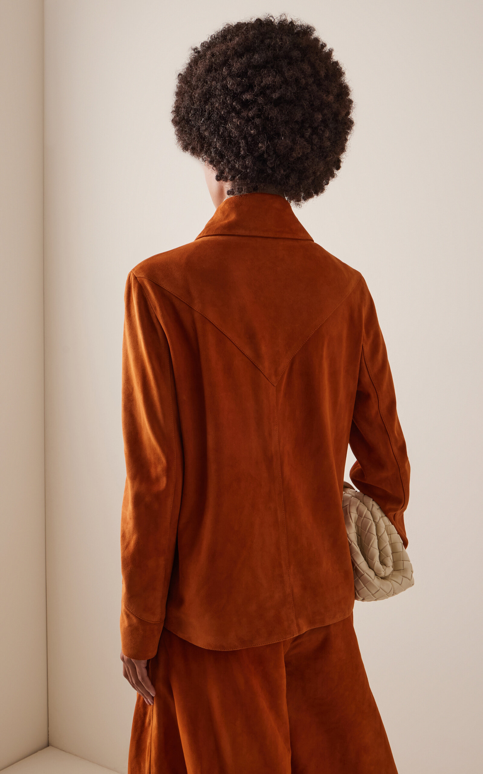 Suede Shirt Jacket brown - 4