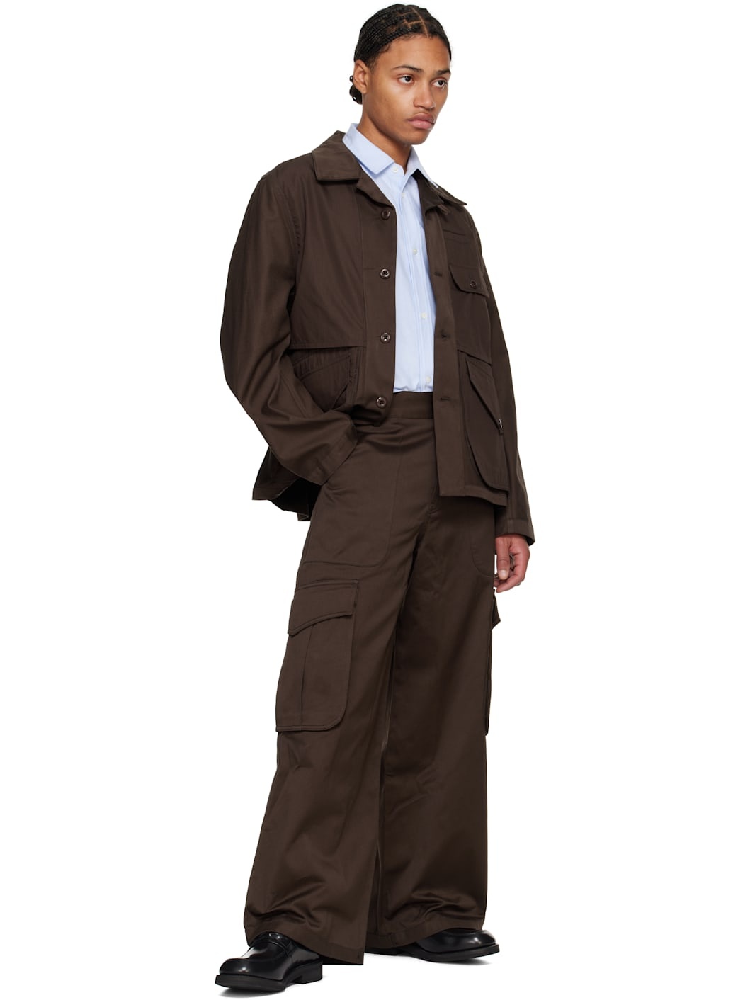 Brown Kenzo Paris Workwear Reversible Jacket - 4