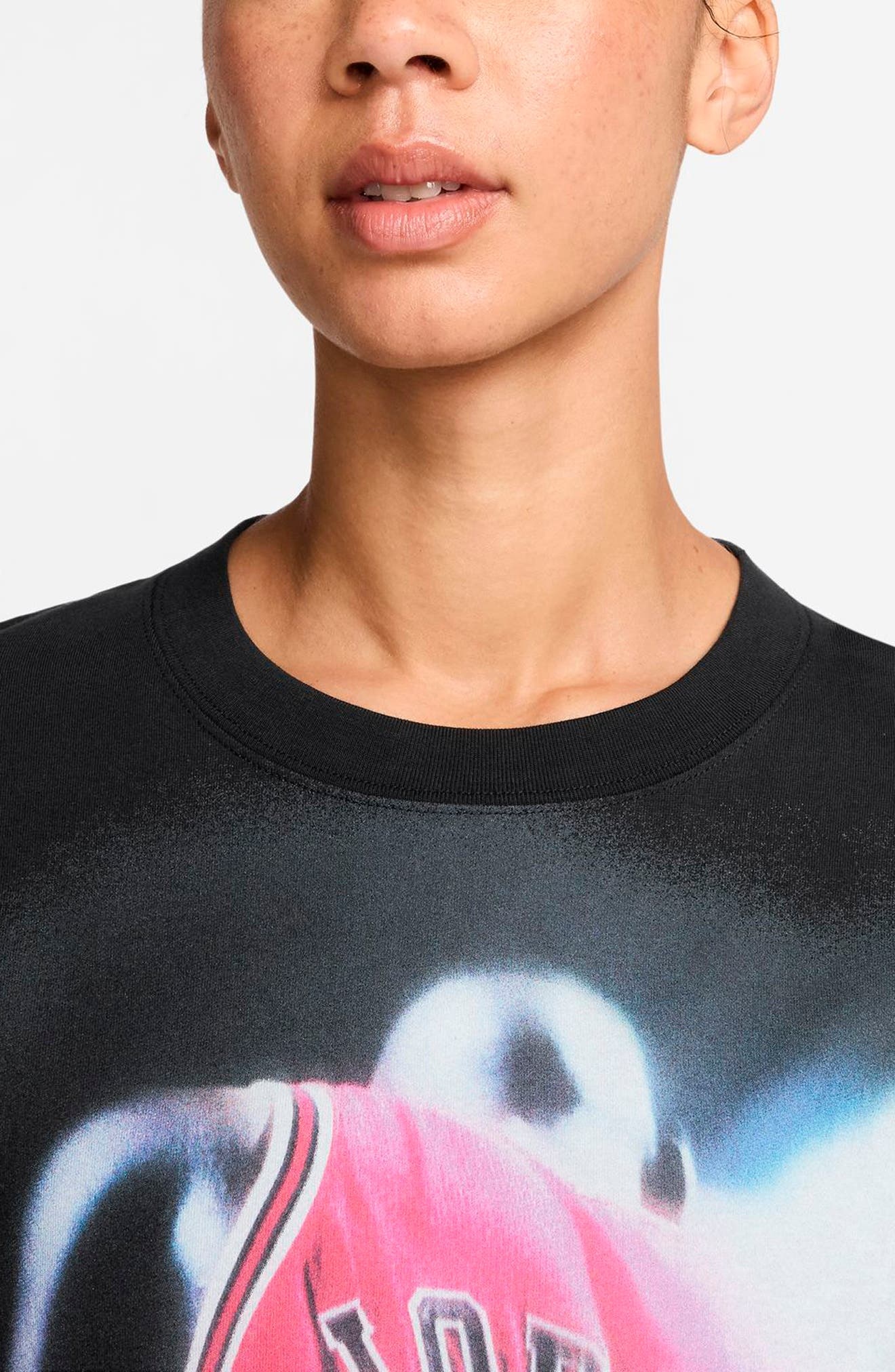 Jordan Sport Dri-FIT T-Shirt in Black/White at Nordstrom - 3