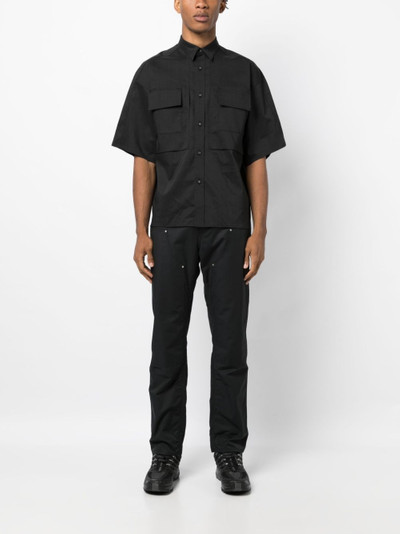White Mountaineering chest-pockets button-up shirt outlook