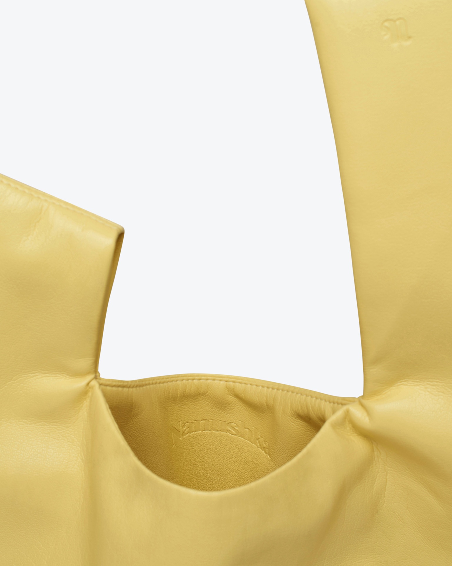 JEN - OKOBOR™ alt-leather clutch - Yellow - 4