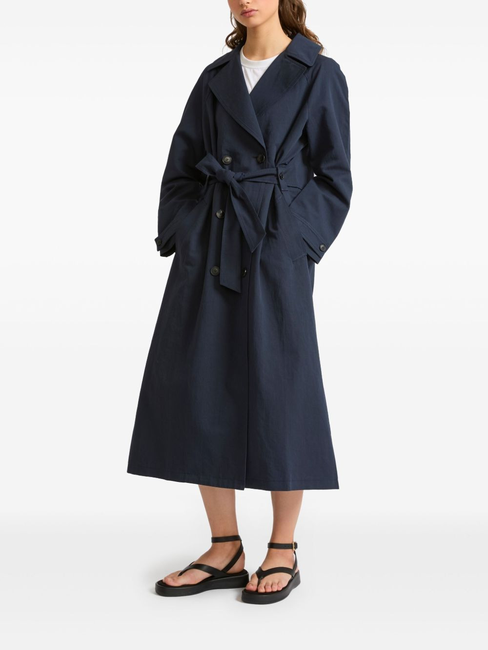 double-breasted trenchcoat - 2