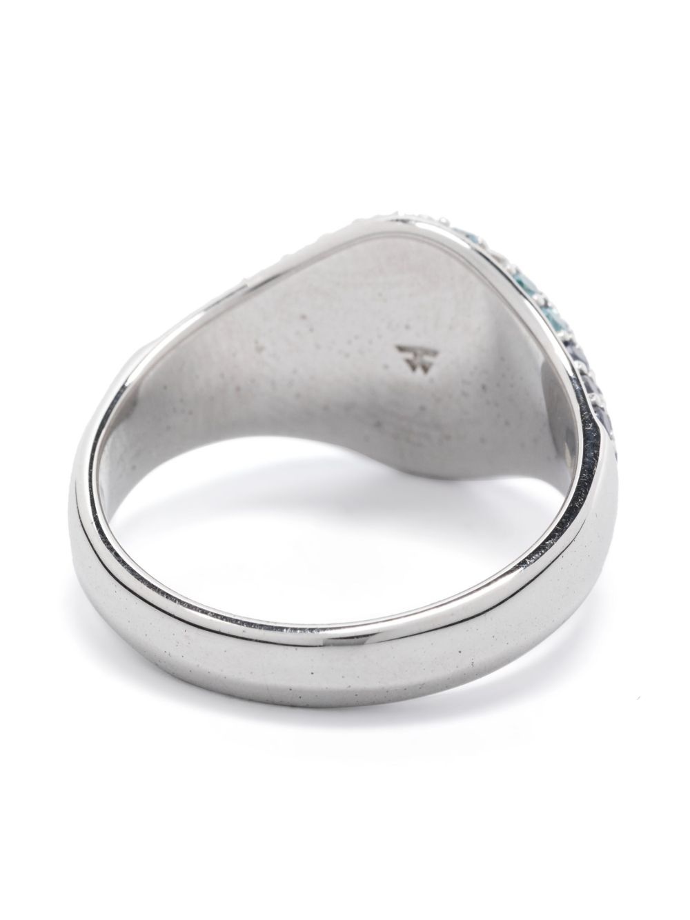 zirconia-embellished ring - 3