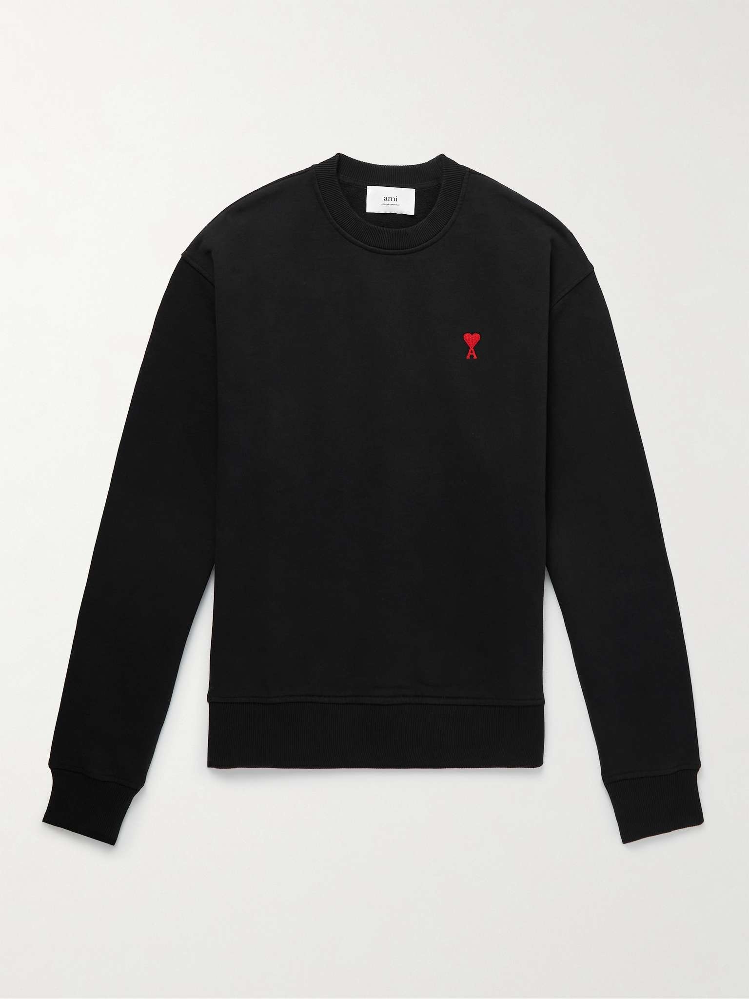 Logo-Embroidered Cotton-Jersey Sweatshirt - 1
