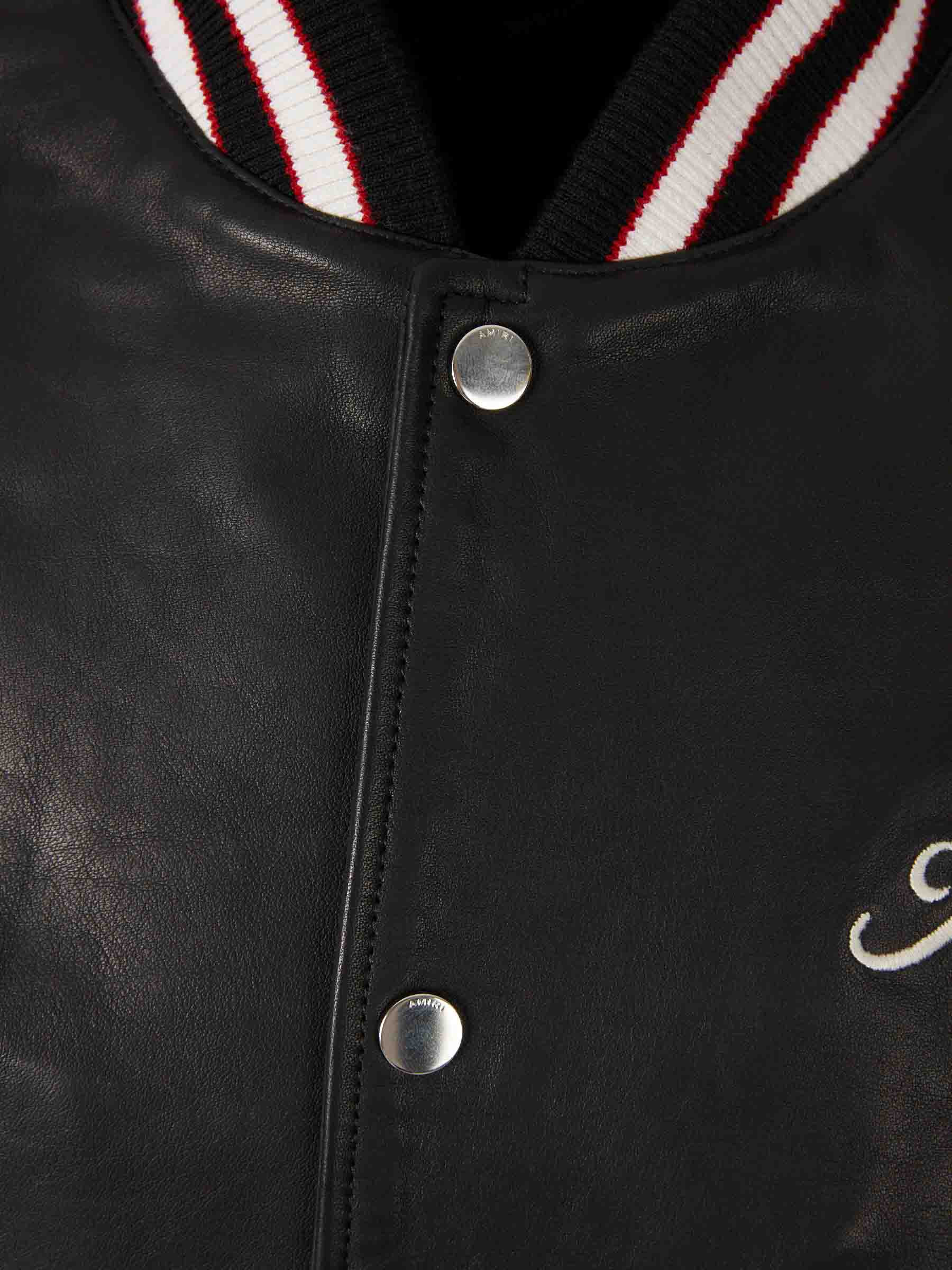 LEATHER BOMBER JACKET - 3