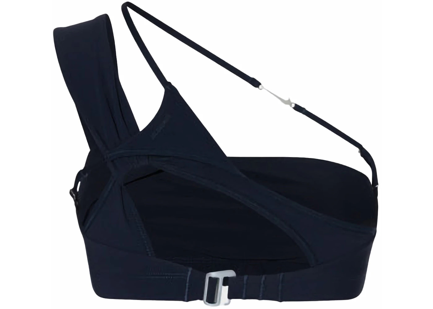 Jacquemus x Nike La Brassière Drapée Sports Bra Dark Obsidian - 2