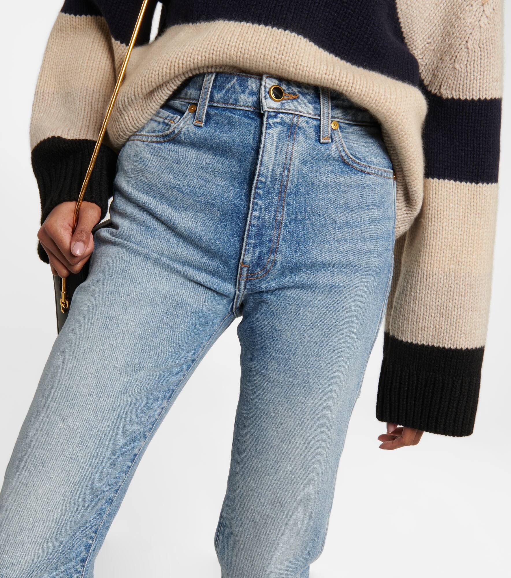 Danielle high-rise straight jeans - 4