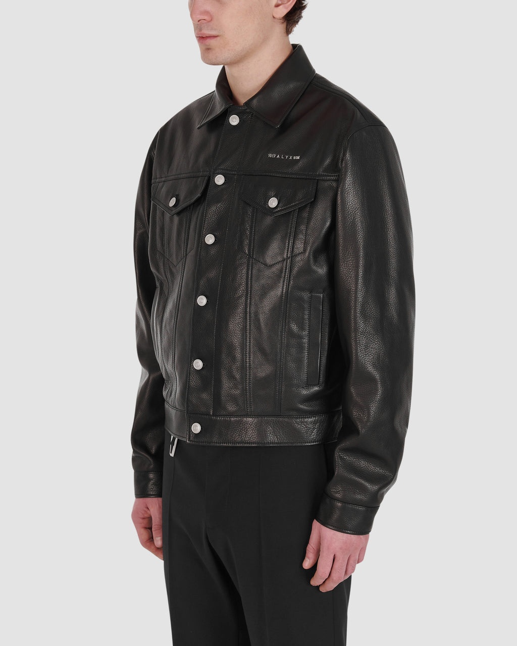 LEATHER TRUCKER JACKET - 3