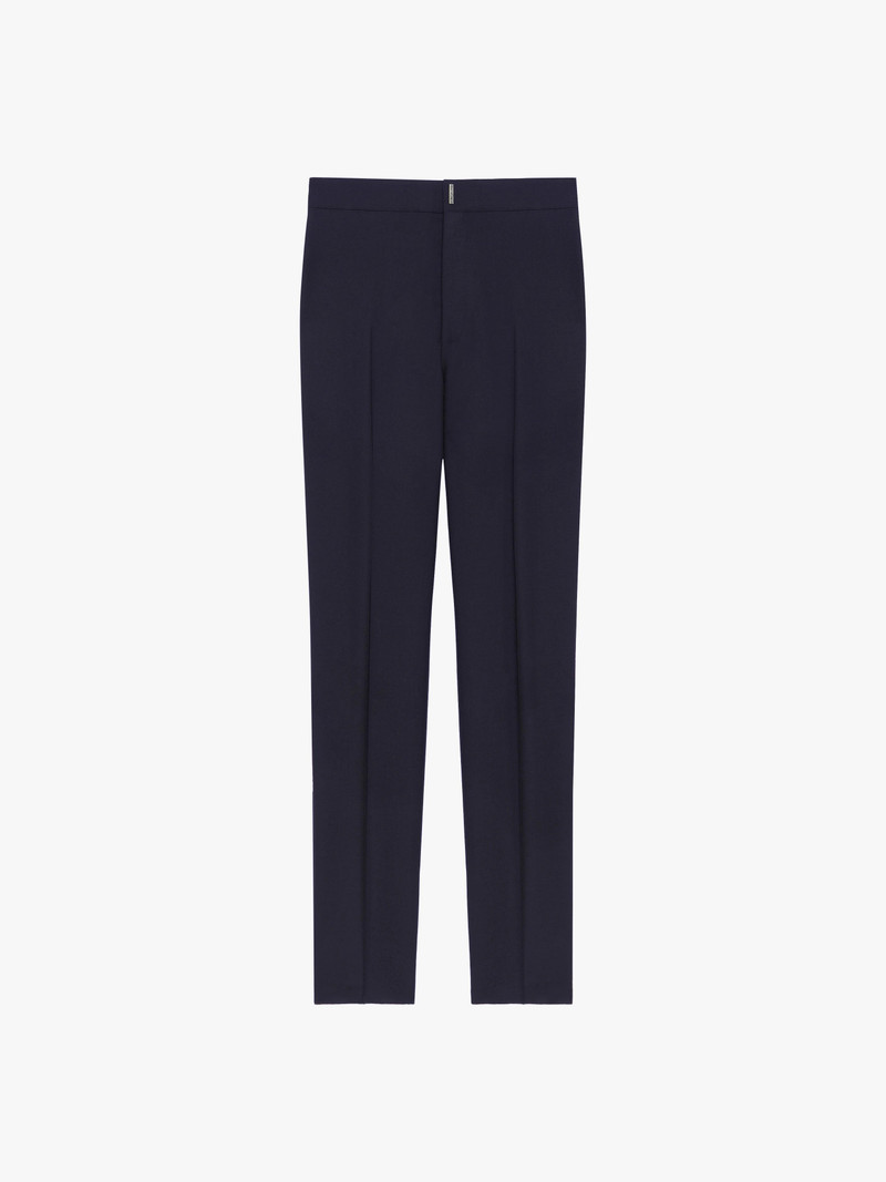 SLIM-FIT PANTS IN TECHNICAL WOOL 1
