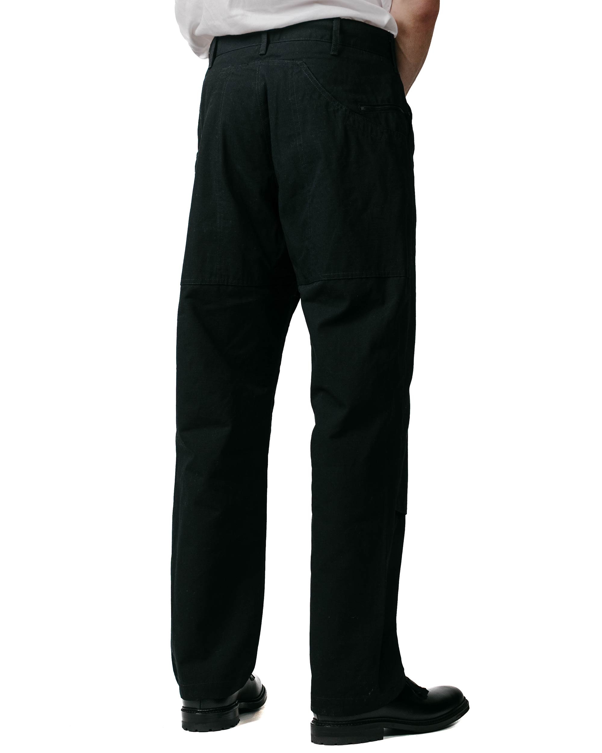 Climbing Pant Black Heavyweight Cotton Ripstop - 3