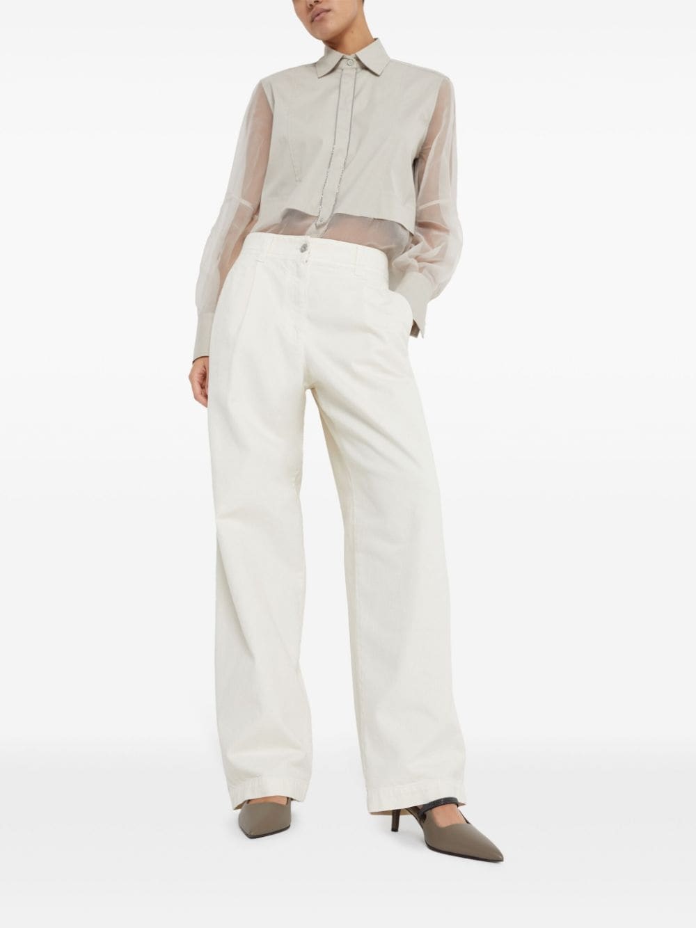 Monili-strap slingback pumps - 5