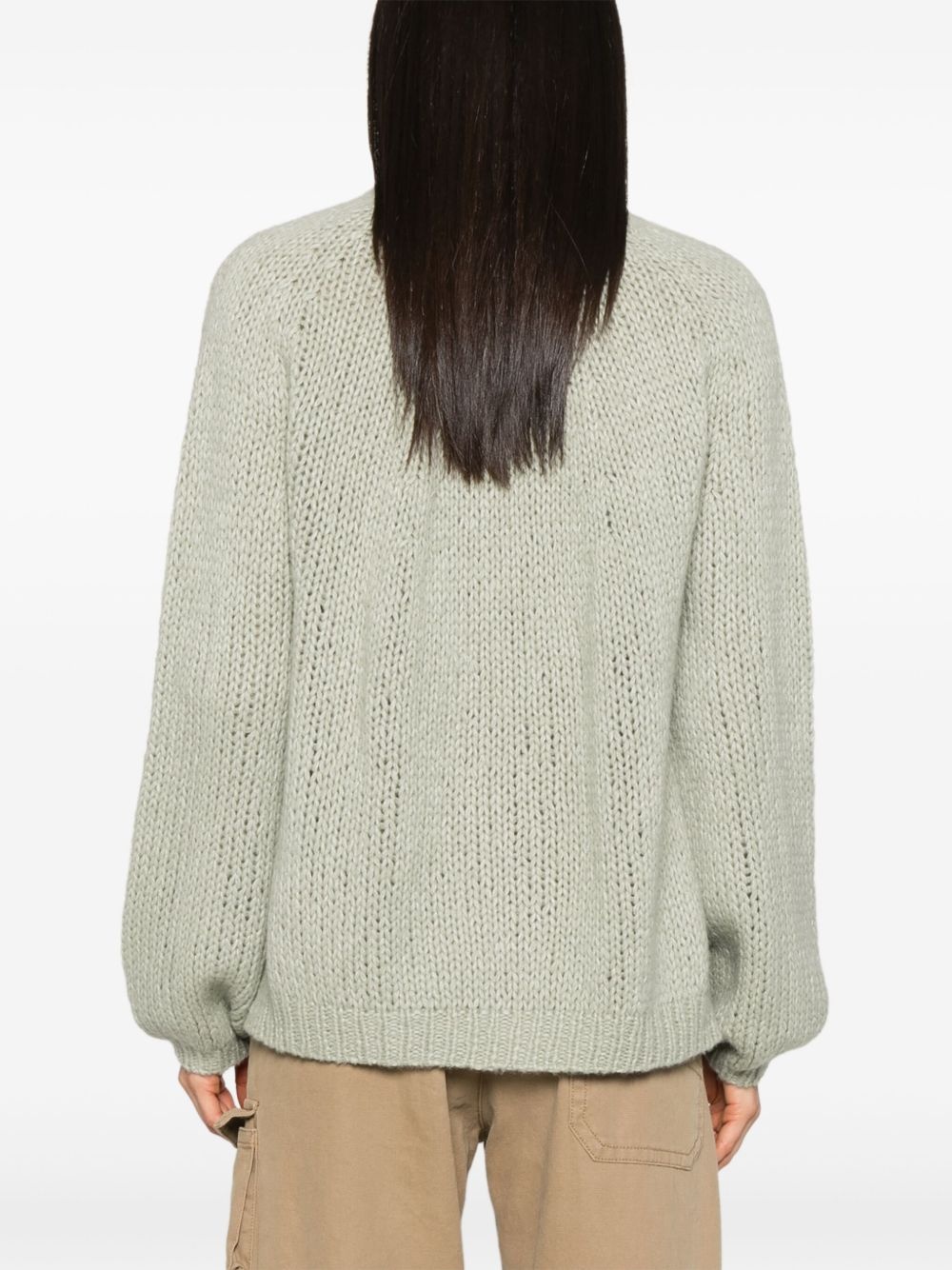 fisherman's knitted cardigan - 4