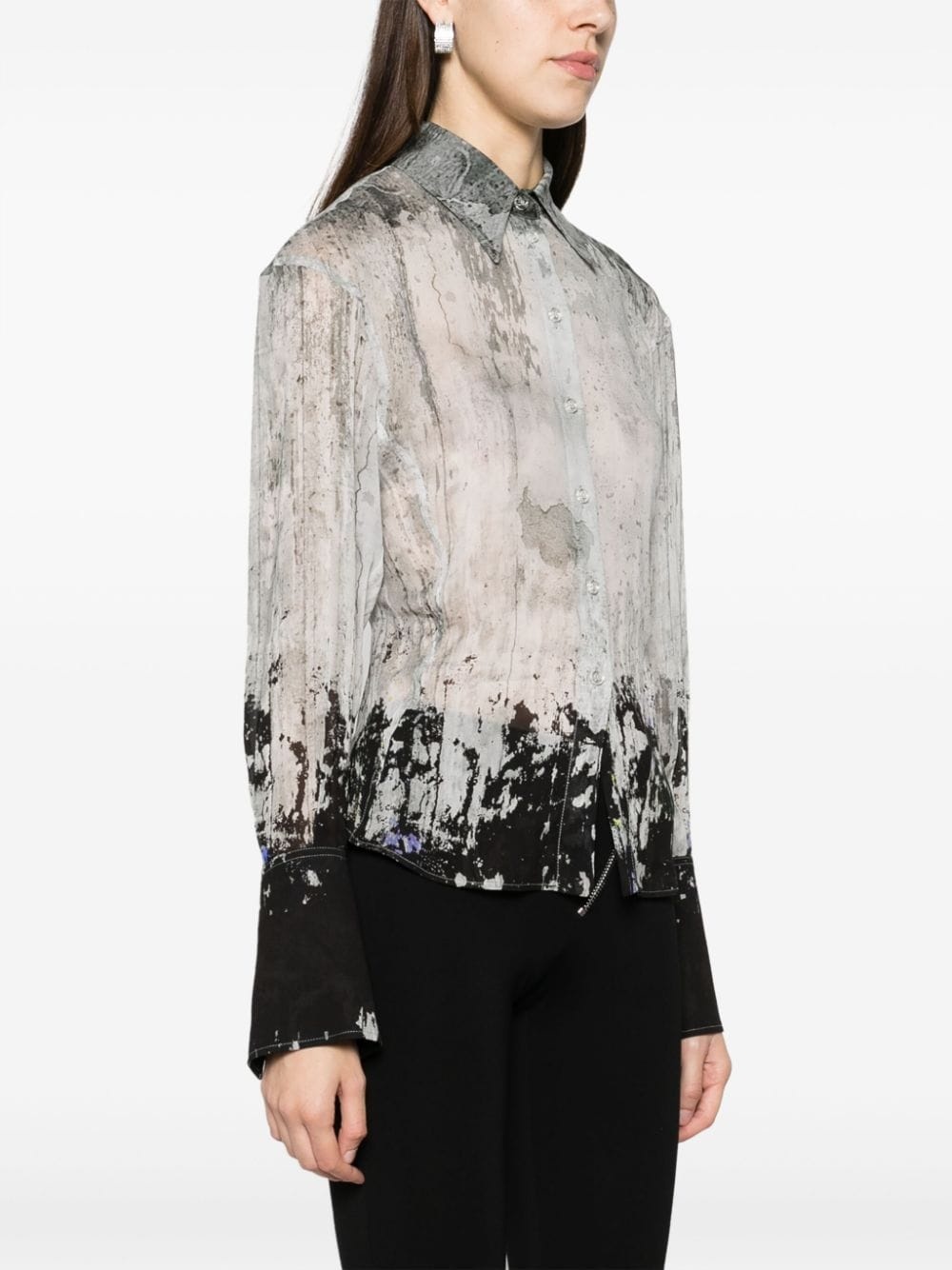 Lily abstract-print shirt - 3