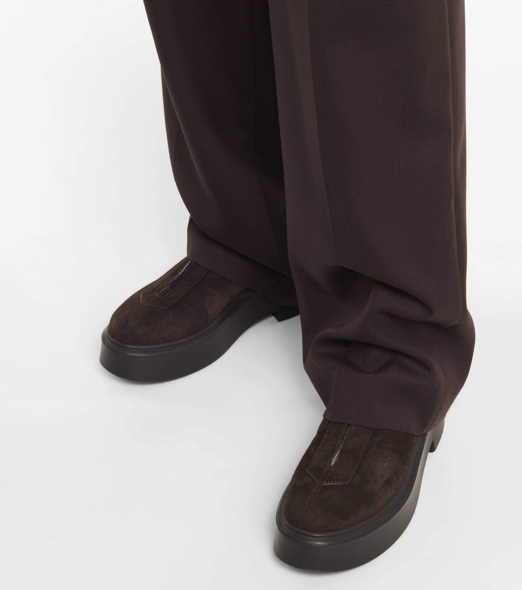 Zipped Boot 1 suede ankle boots - 4