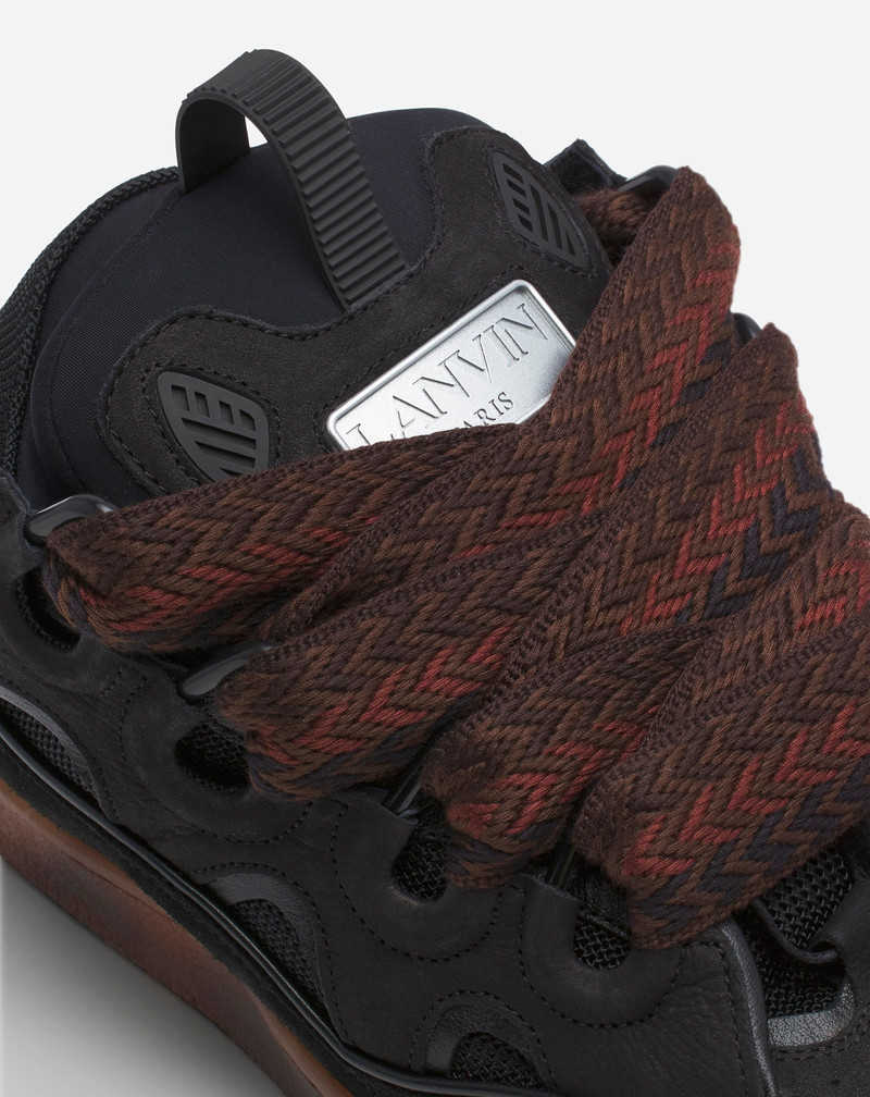 LEATHER CURB SNEAKERS 5