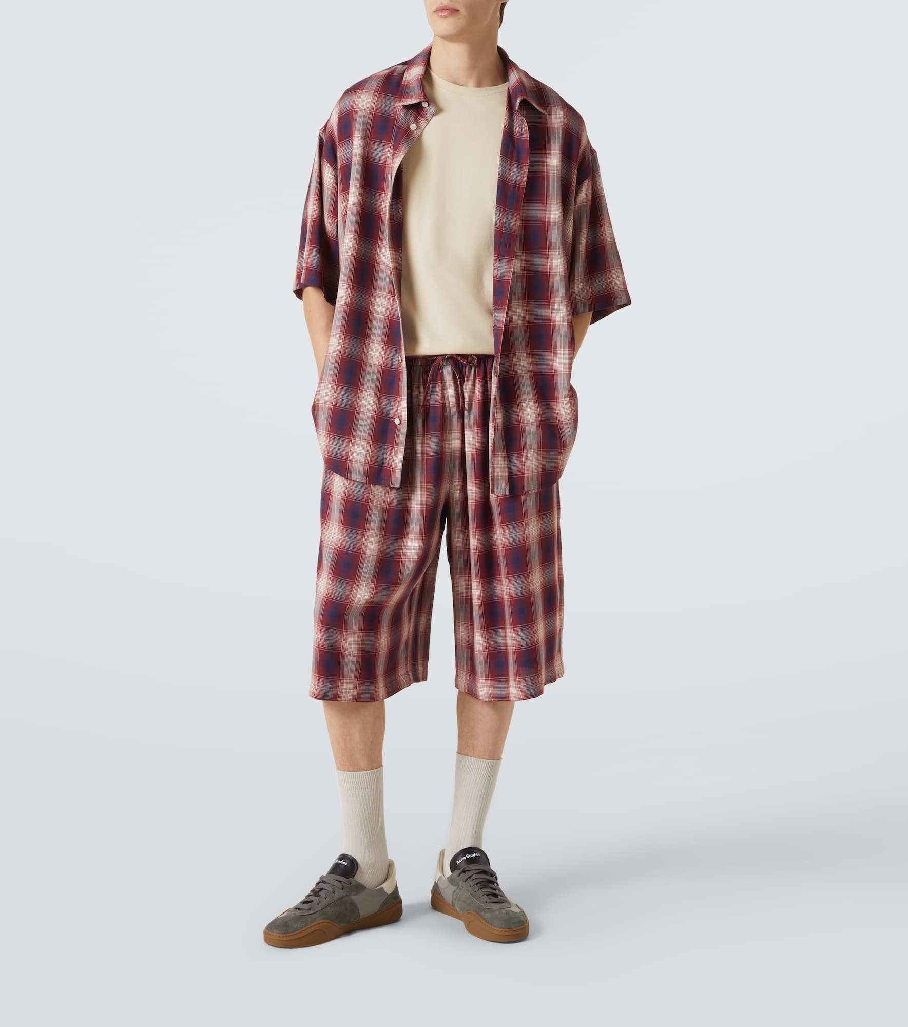 Checked oversized shirt - 2