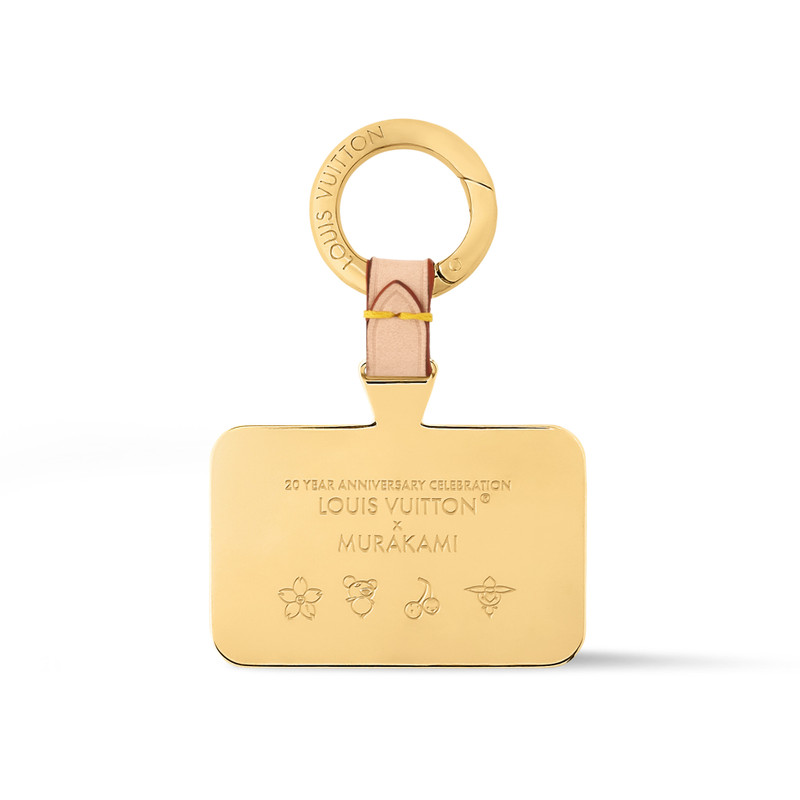 LV x TM Denim Cerise Phone Holder 3